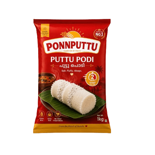 Ponnputtu - White Puttu Podi (Roasted )