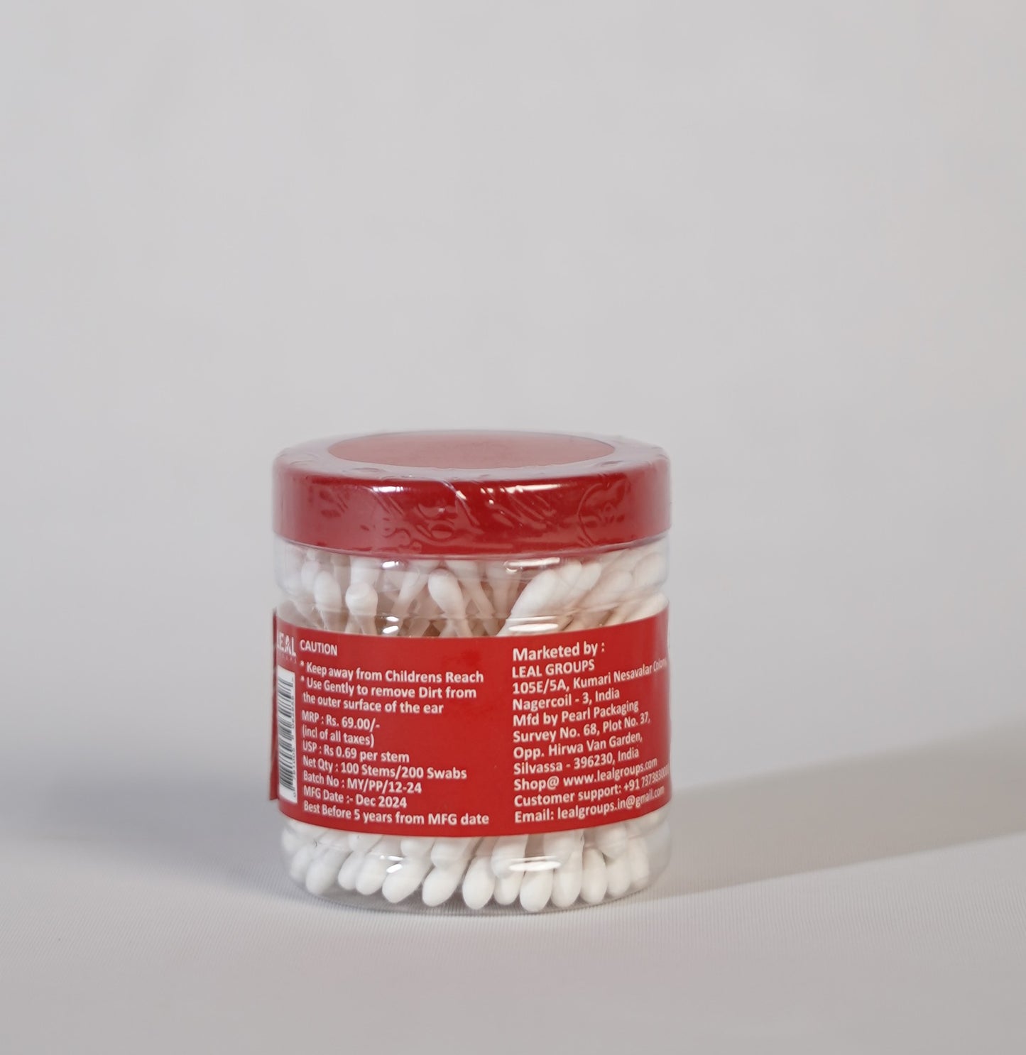 Moyo Cotton Earbuds - Pack of 4